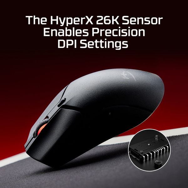 HyperX Pulsefire Haste 2 Mini Wireless Gaming Mouse, Black