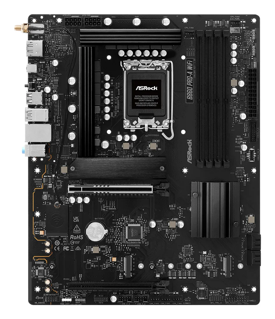 ASRock B860 Pro-A WiFi 6E LGA 1851 ATX DDR5 - motherboard