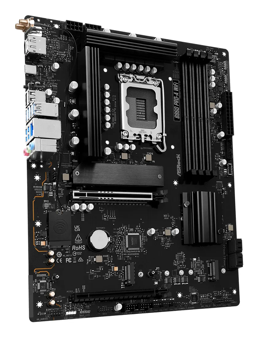ASRock B860 Pro-A WiFi 6E LGA 1851 ATX DDR5 - motherboard