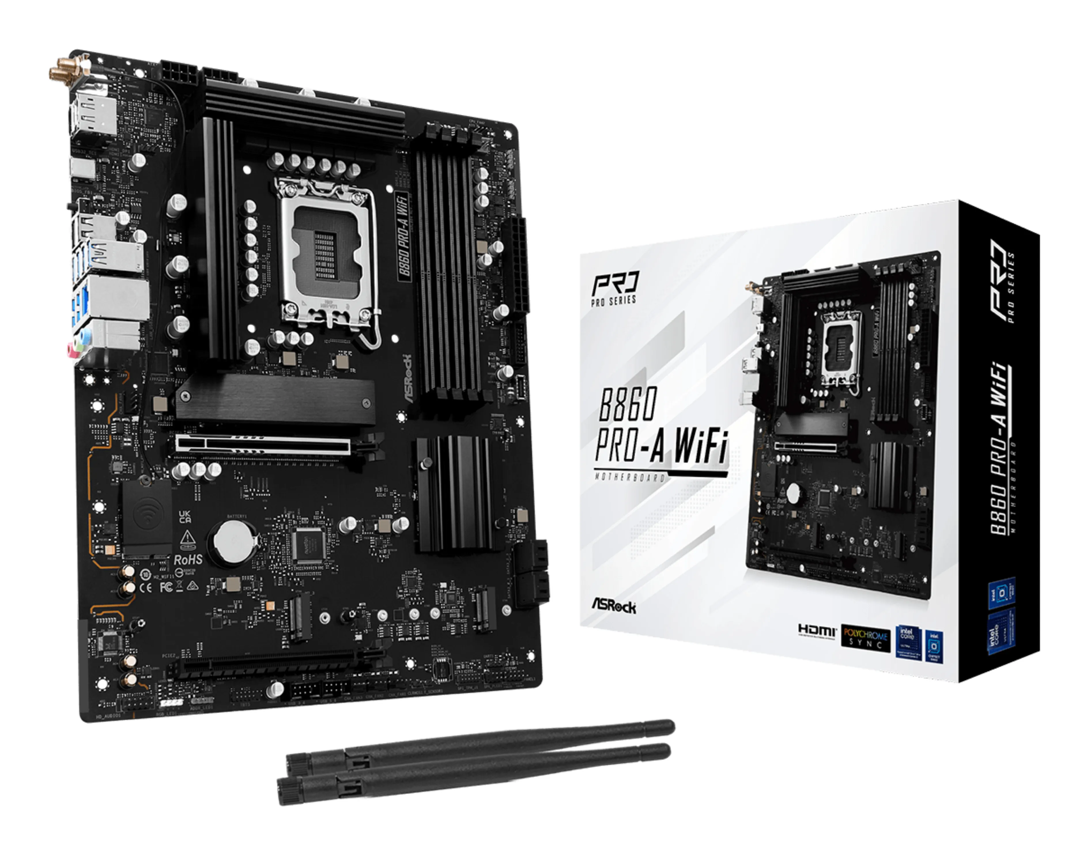 ASRock B860 Pro-A WiFi 6E LGA 1851 ATX DDR5 - motherboard