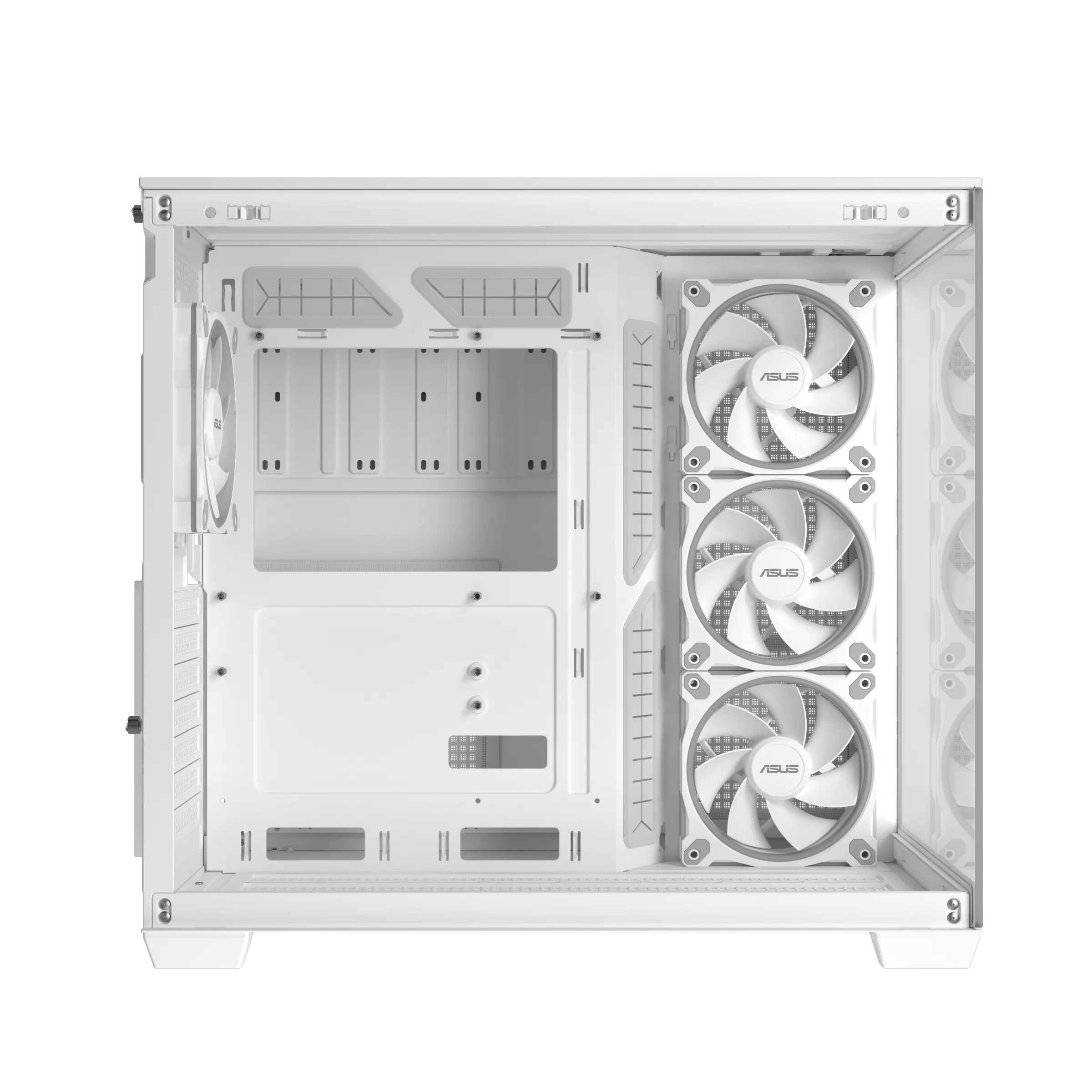 ASUS A32 PLUS Midi-Tower Case with RGB lighting, White