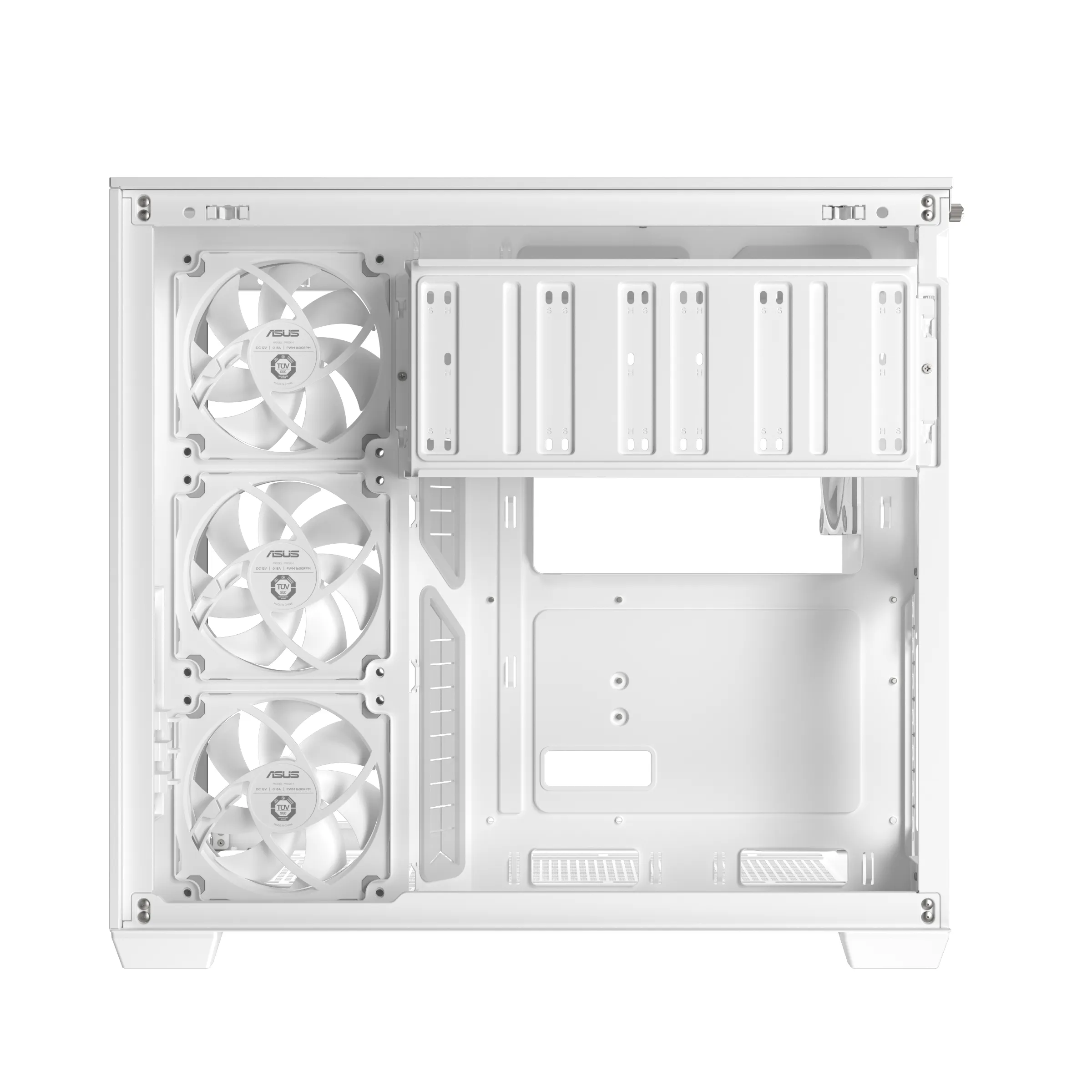 ASUS A32 PLUS Midi-Tower Case with RGB lighting, White