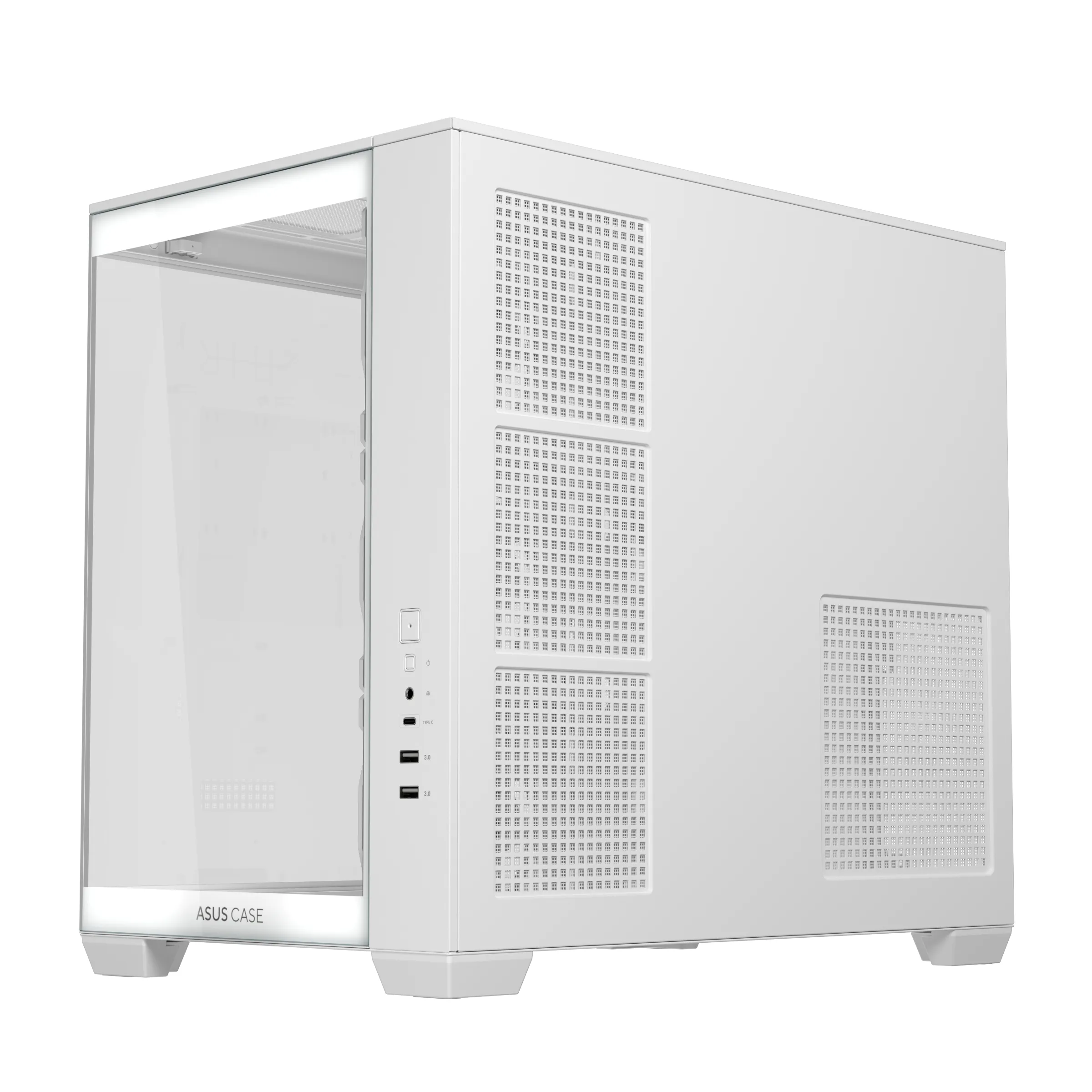 ASUS A32 PLUS Midi-Tower Case with RGB lighting, White