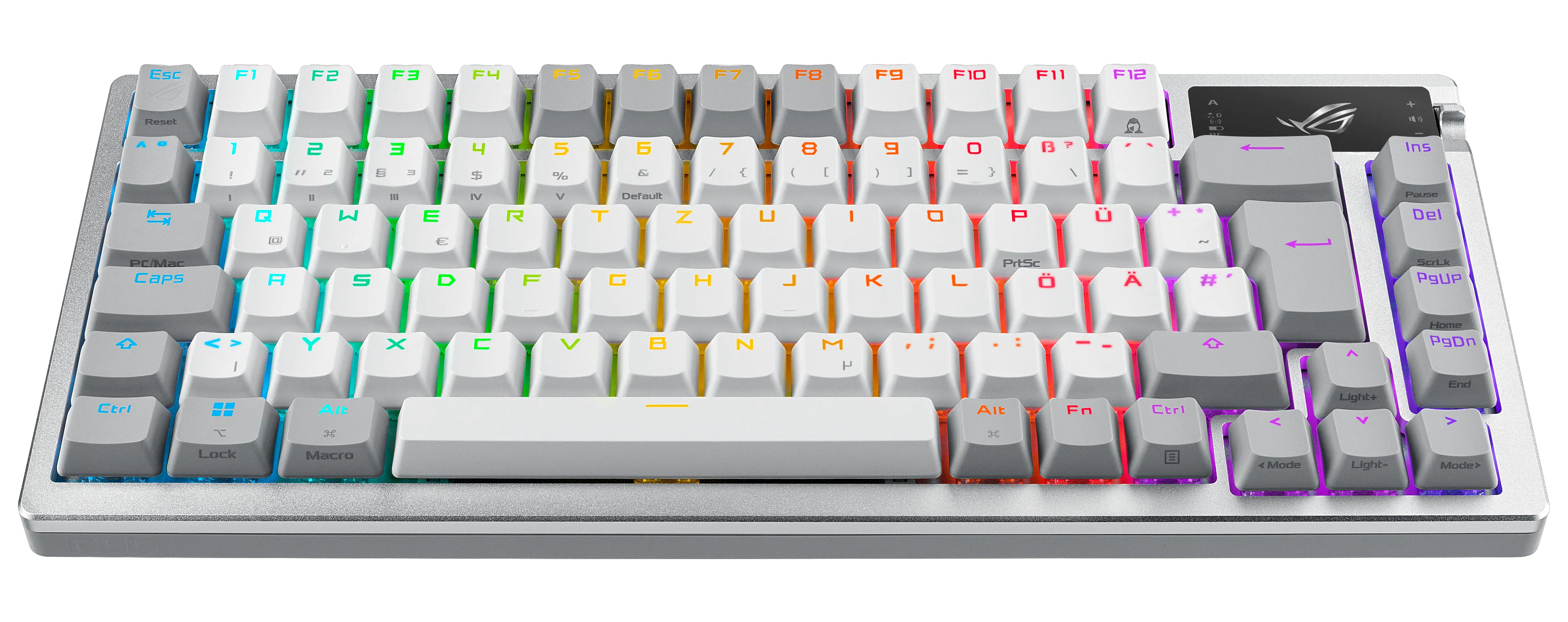 Asus ROG Azoth 75% NX Red - trådlös speltangentbord, vit