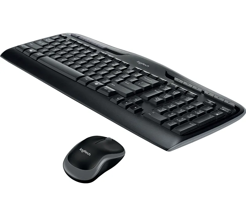 Logitech Wireless Combo MK330 -langaton n&auml;pp&auml;imist&ouml; ja hiiri, musta