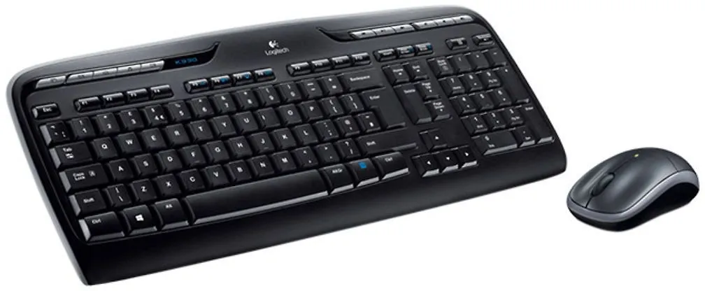 Logitech Wireless Combo MK330 -langaton n&auml;pp&auml;imist&ouml; ja hiiri, musta