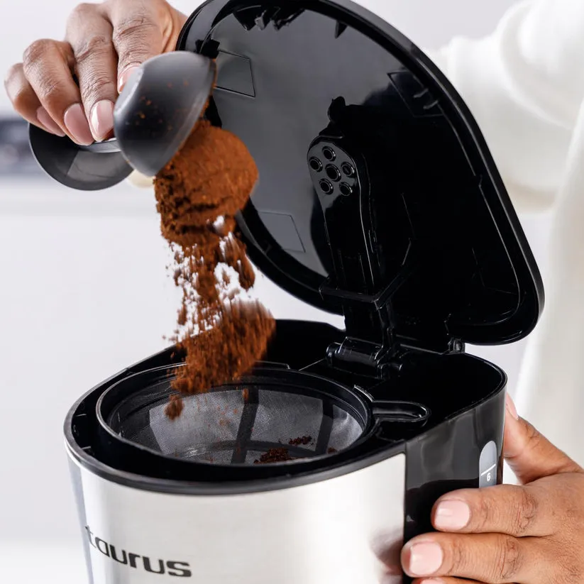 Taurus Verona Inox - coffee maker, silver, 6 cups
