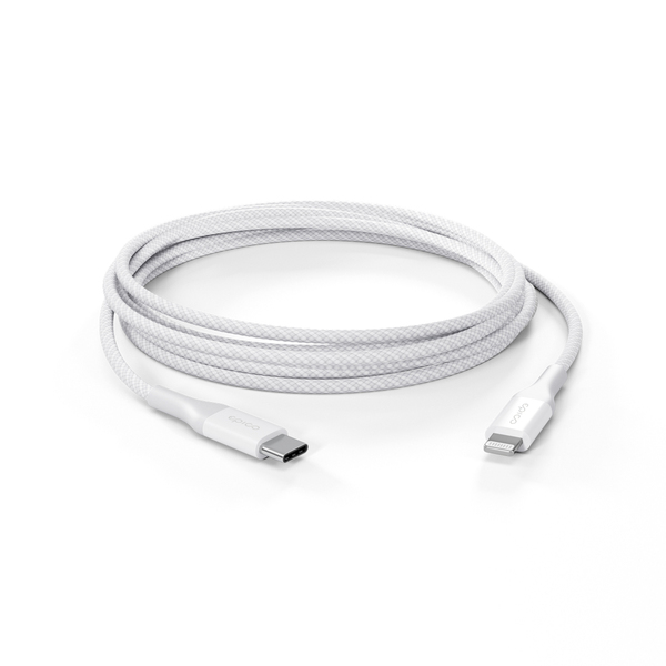 Epico UltraLink USB-C to Lightning cable, 2 m, White
