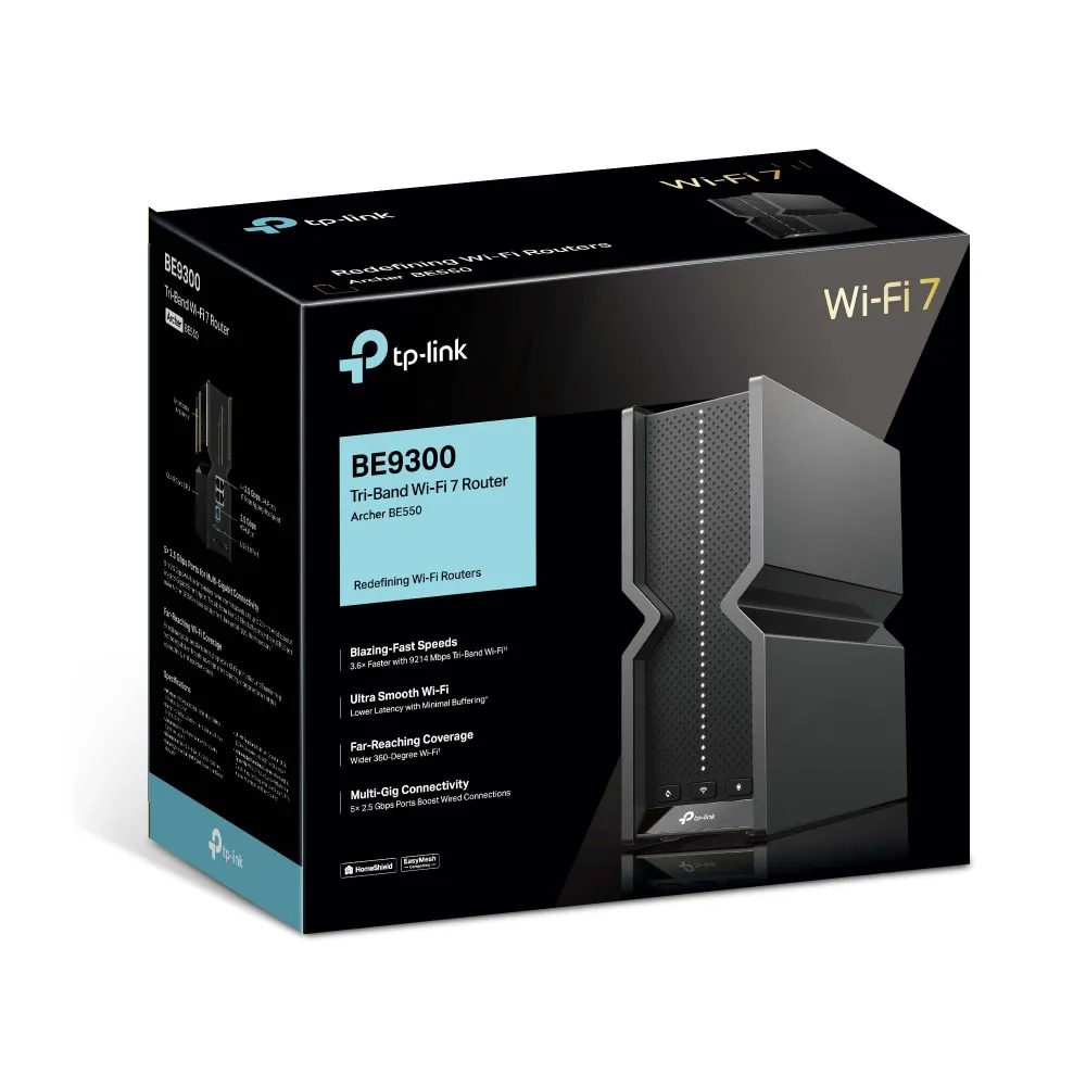 TP-Link Archer BE550 BE9300 Tri-Band Wi-Fi 7 - router