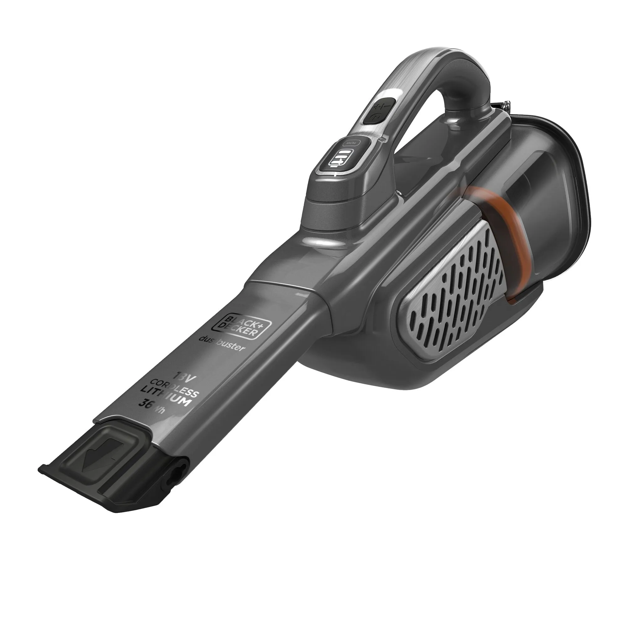BLACK+DECKER BHHV520JF 18 V 2.0 Ah 0.7 L -k&auml;sik&auml;ytt&ouml;inen imuri, musta, hopea, titaani