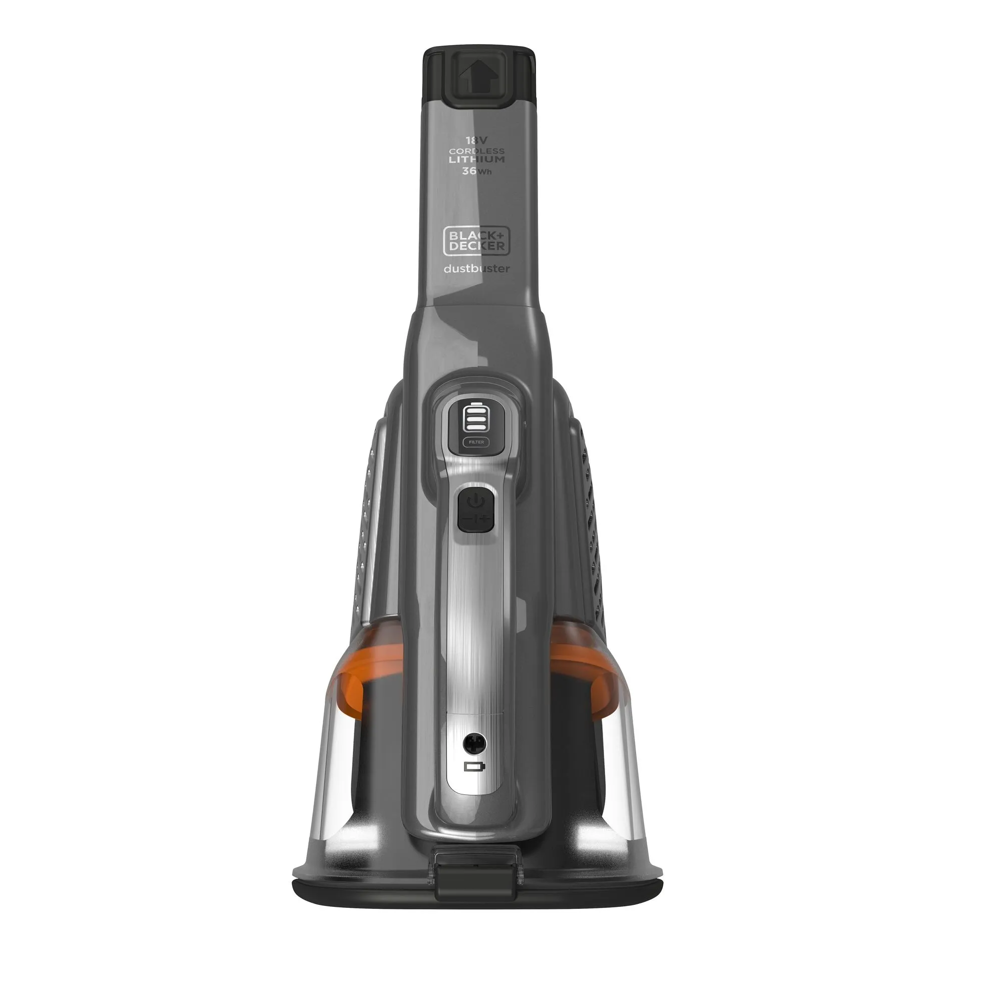 BLACK+DECKER BHHV520JF 18 V 2.0 Ah 0.7 L -k&auml;sik&auml;ytt&ouml;inen imuri, musta, hopea, titaani