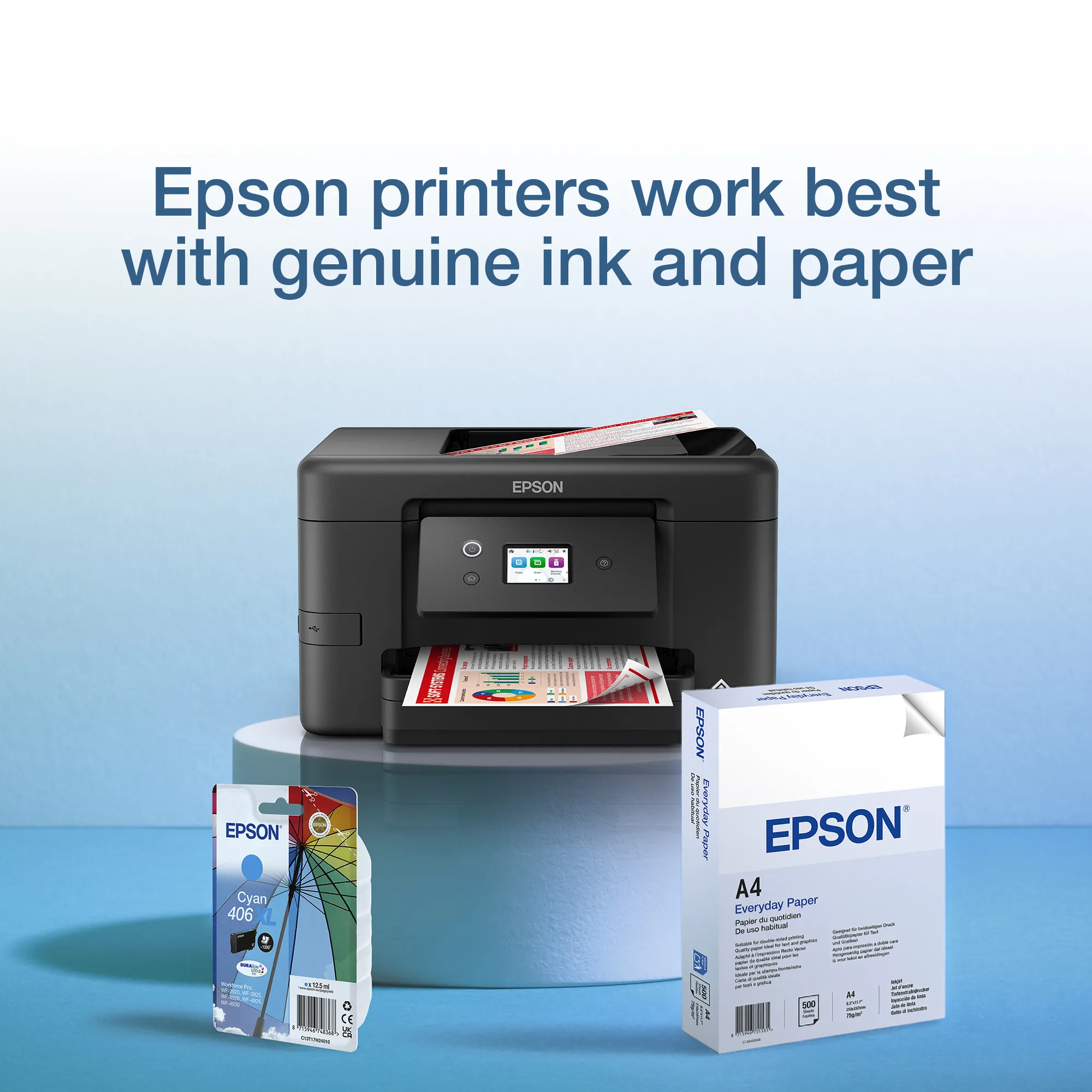 Epson 406XL bl&auml;ckpatron, 12.5 ml, cyan