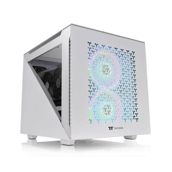 Thermaltake Divider 200 TG Air Snow Micro - MicroTower case, window, White