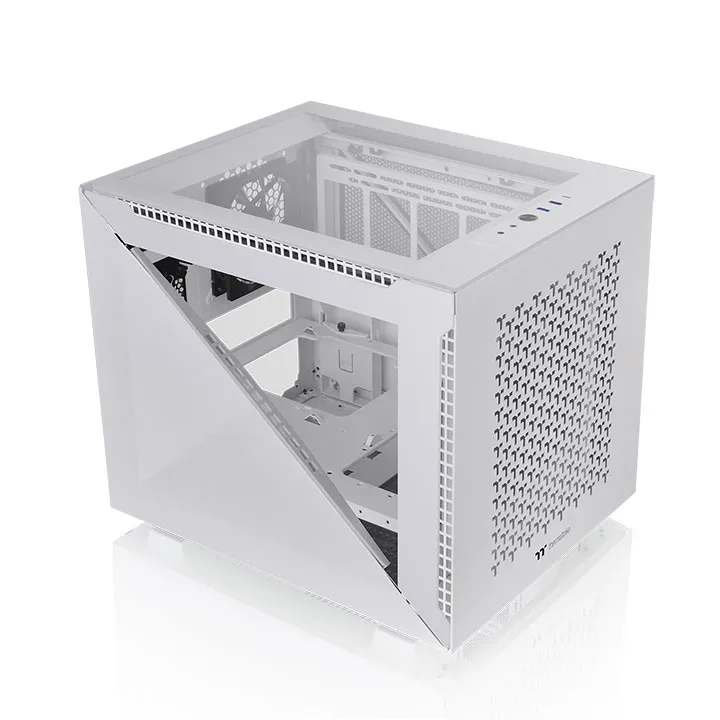 Thermaltake Divider 200 TG Air Snow Micro - MicroTower case, window, White
