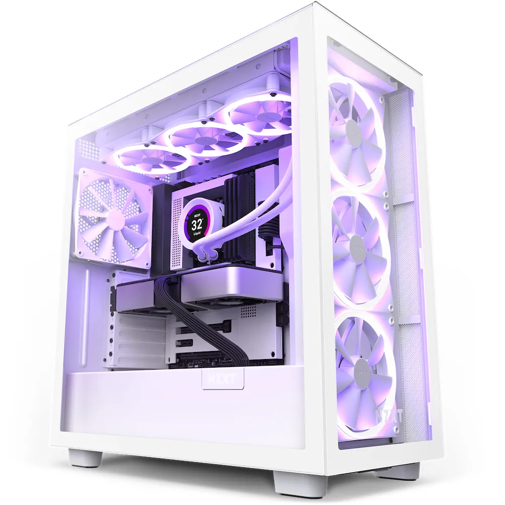 NZXT CM-H71EW-02 - miditower chassi, Vit