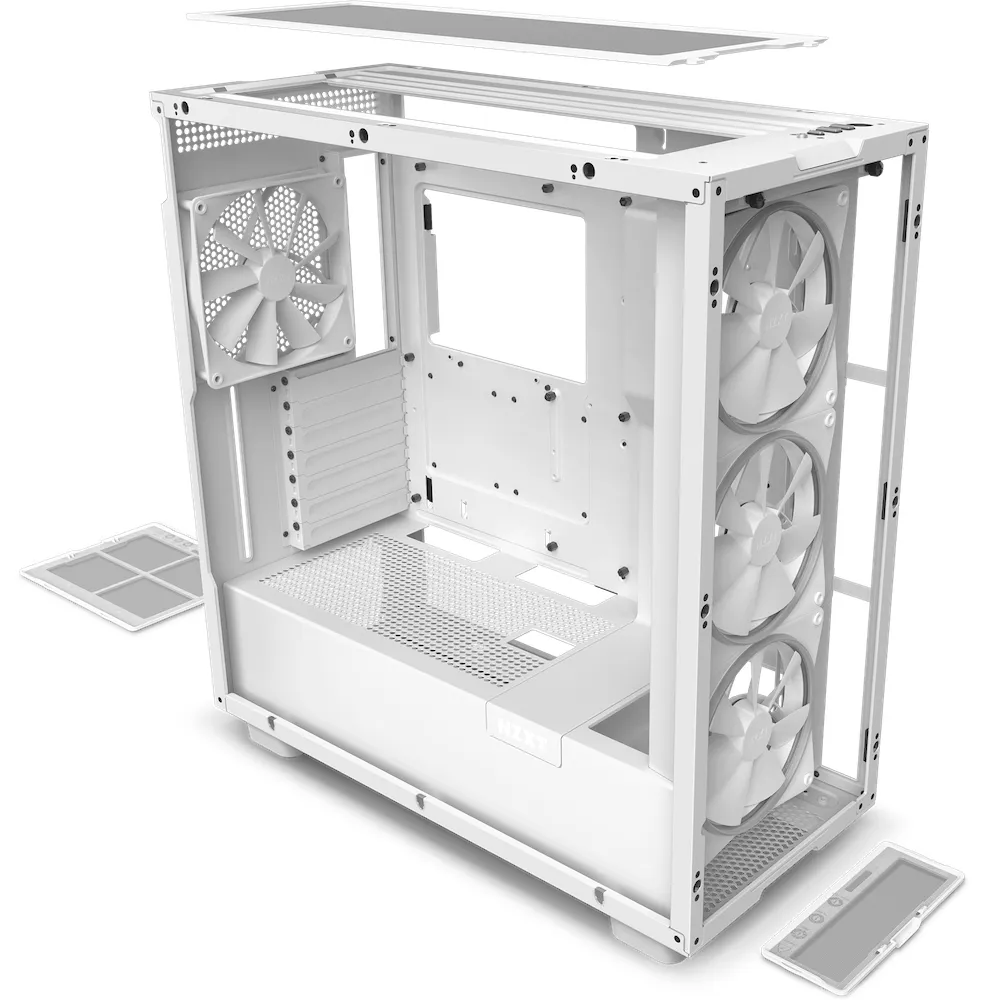 NZXT CM-H71EW-02 - miditower chassi, Vit