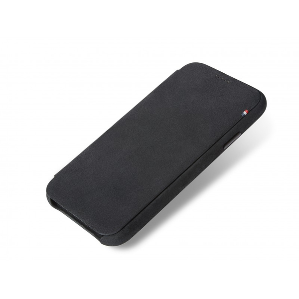 Decoded - Slim Leather Wallet Case for iPhone Xr Black
