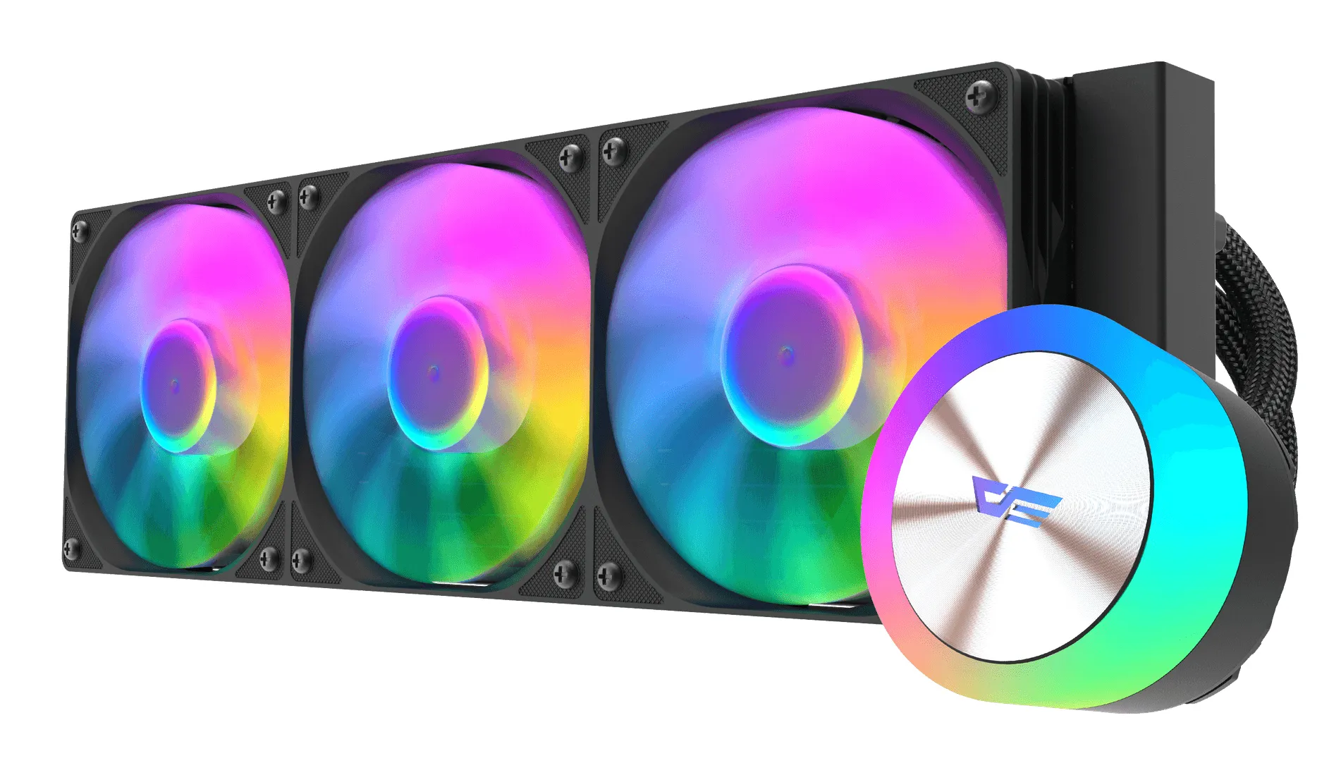 DARKFLASH DG360 360 mm Liquid CPU Cooler - Black