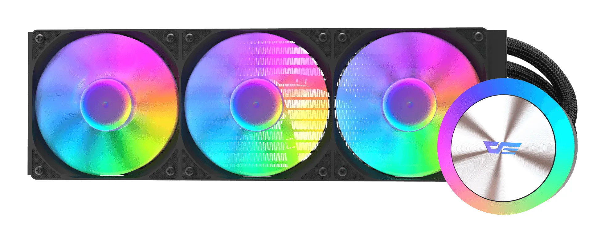DARKFLASH DG360 360 mm Liquid CPU Cooler - Black