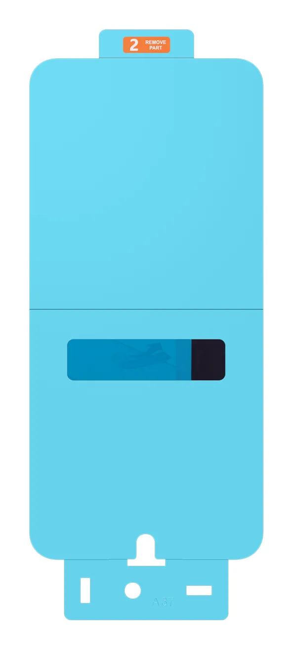Samsung Clear Protective Film for Galaxy A37, 2 pcs with applicator