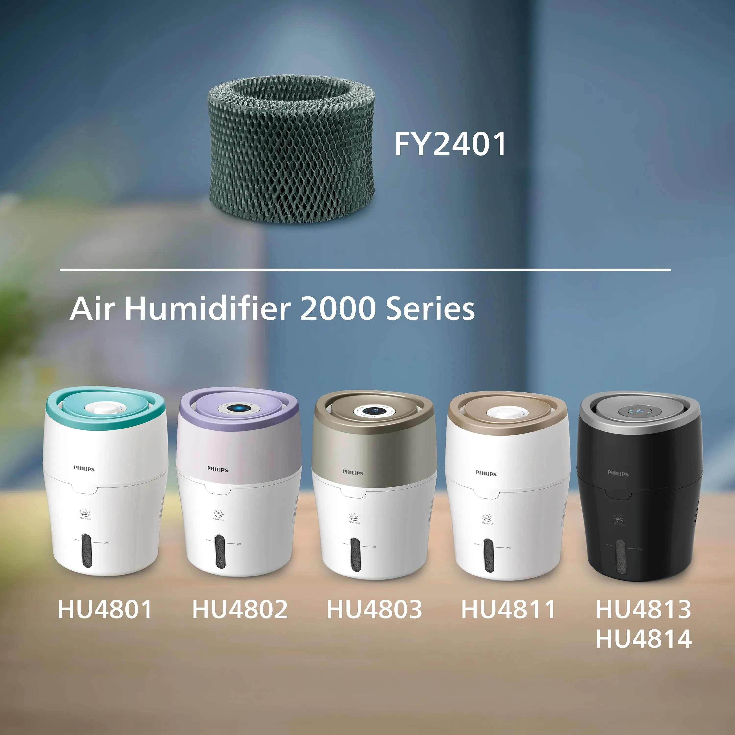 Philips FY2401 - filter - m&oslash;rkegr&aring;