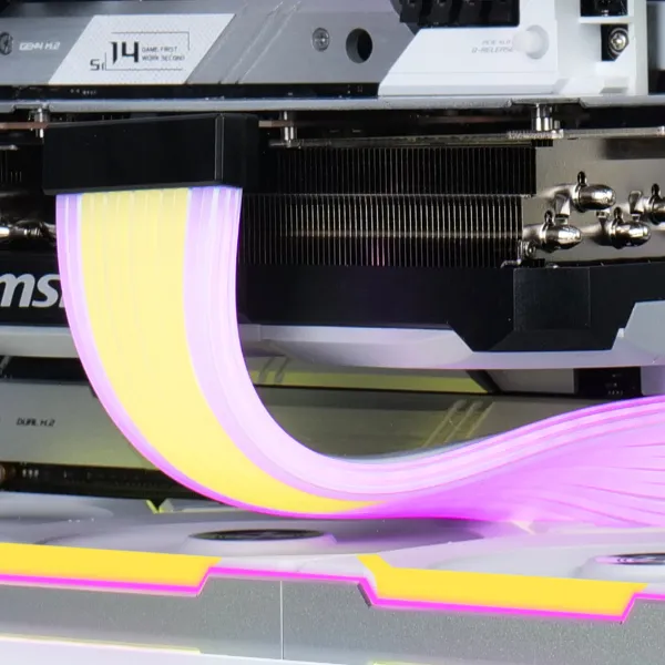 Lian Li Strimer Wireless -prosessorin virtajatkojohto, 2x8-PIN, ARGB