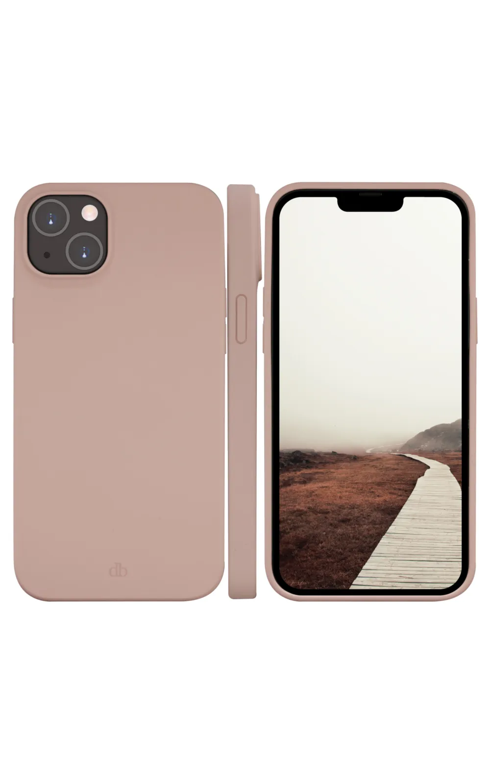 Dbramante1928 Greenland, iPhone 14 Plus -suojakuori, Pink Sand