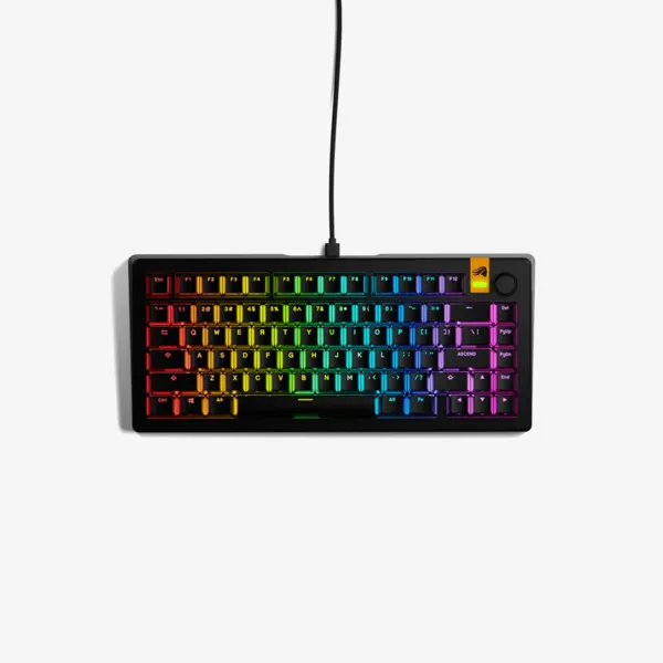 Glorious GMMK 3 HE 75% Prebuilt, Hall Effect Fox - gaming keyboard, black