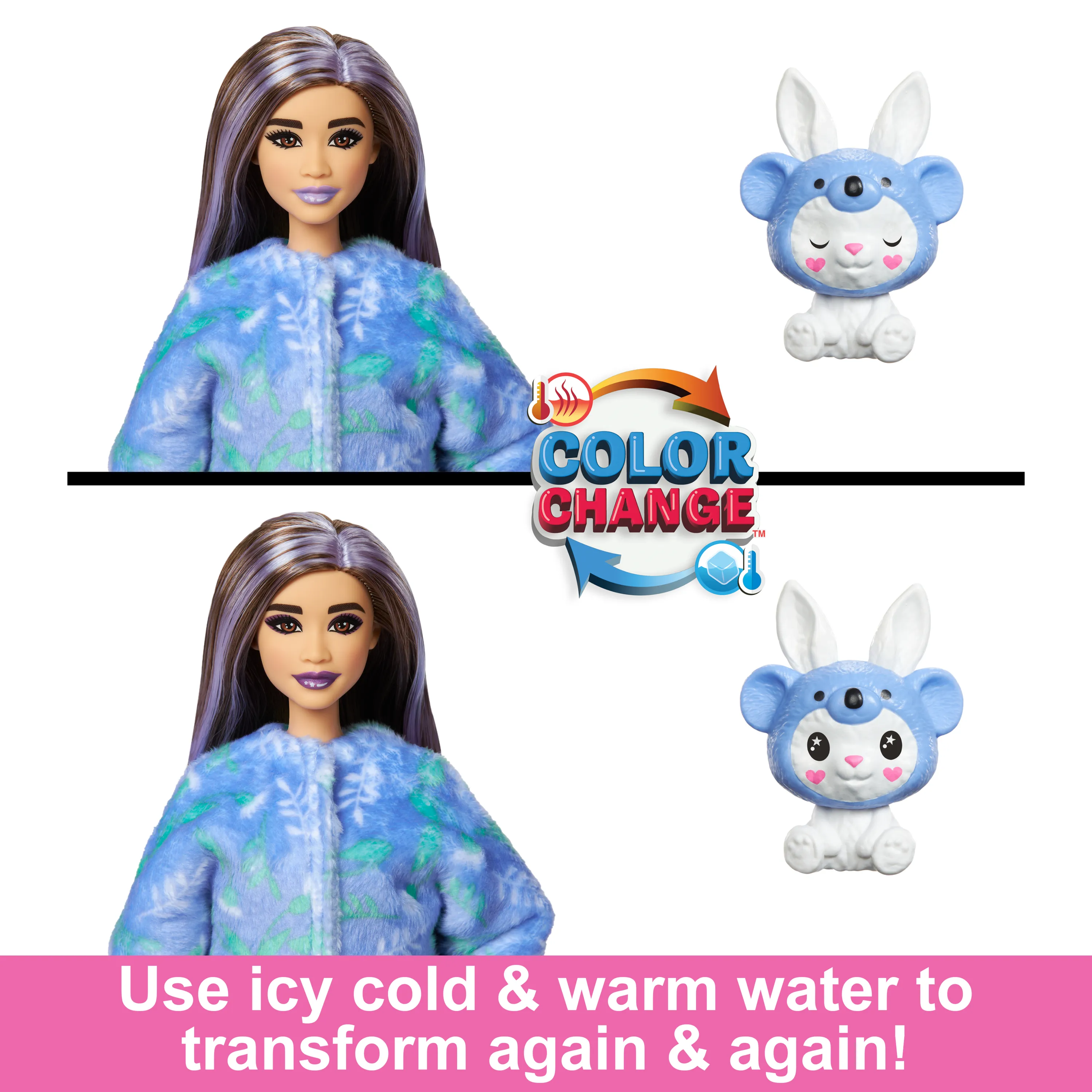 Mattel Barbie Cutie Reveal Costume Cuties Series - Bunny in Koala, doll