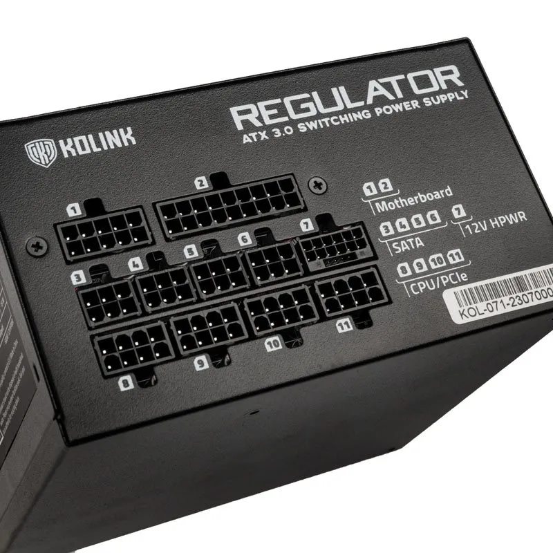 Kolink Regulator 1200W -virtal&auml;hde, 80 Plus Gold
