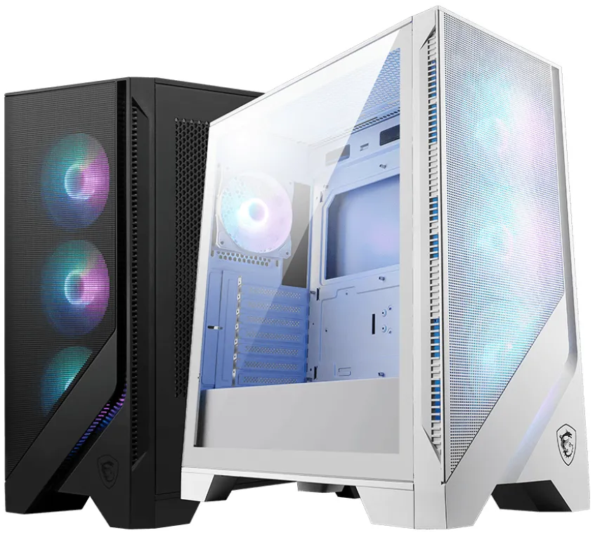 MSI MAG Forge 320R AIRFLOW - MicroTower case, White