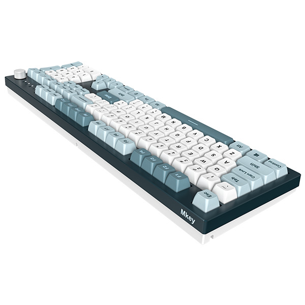 MONTECH MKey Freedom Mechanical Ergonomic Gaming Keyboard, Gateron G Pro 2.0 Brown
