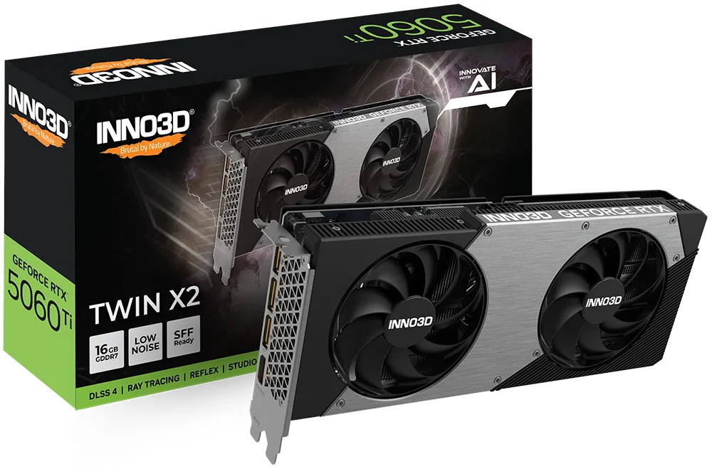 Inno3D GeForce RTX 5060 Ti Twin X2 16GB - Graphics card