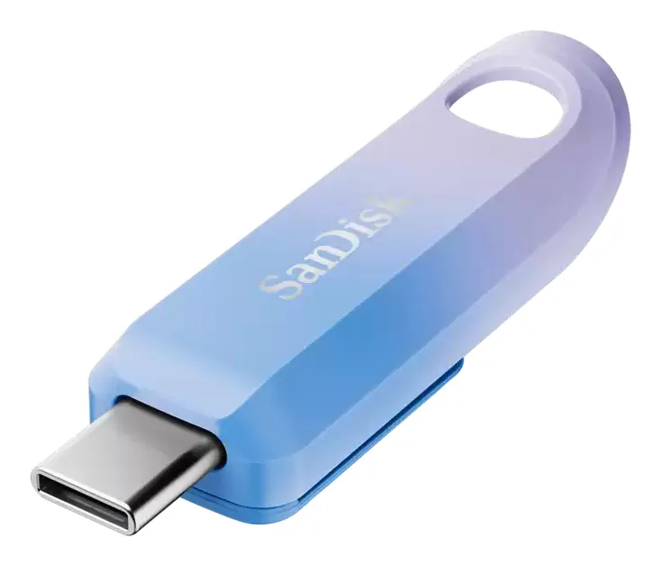 SanDisk Creator USB-C 3.2 Gen 1 512GB memory stick, Blue/Purple