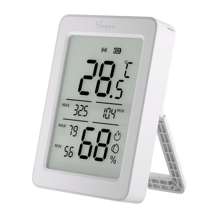 SONOFF AirGuard TH SNZB-02DR2 - Zigbee Temperature and Humidity Sensor, White, 2-Pack