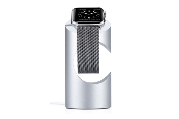 Just Mobile TimeStand - Super-elegant st&auml;ll i aluminium f&ouml;r Apple Watch