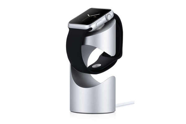 Just Mobile TimeStand - Super-elegant st&auml;ll i aluminium f&ouml;r Apple Watch