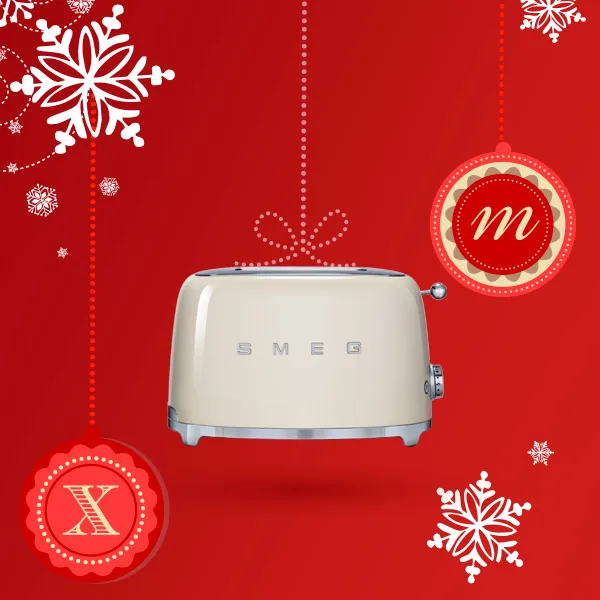 Smeg TSF01CREU - br&ouml;drost, 2 br&ouml;dskivor, Kr&auml;m