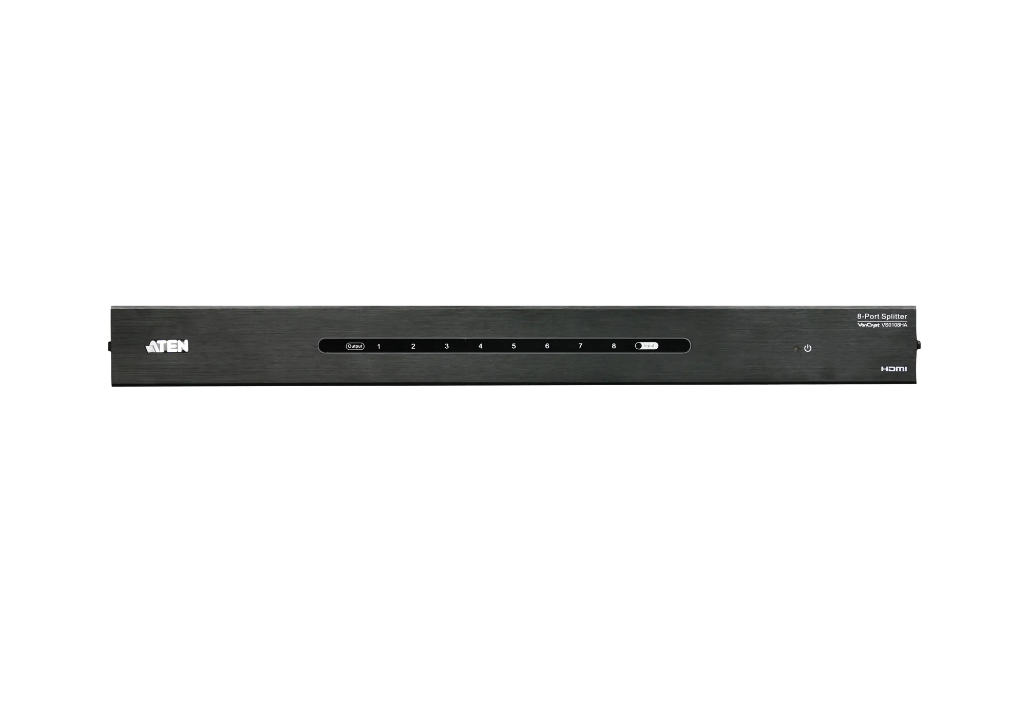 ATEN 8-ports HDMI-splitter, en till &aring;tta sk&auml;rmar, UHD, 1080p, 3D, sv