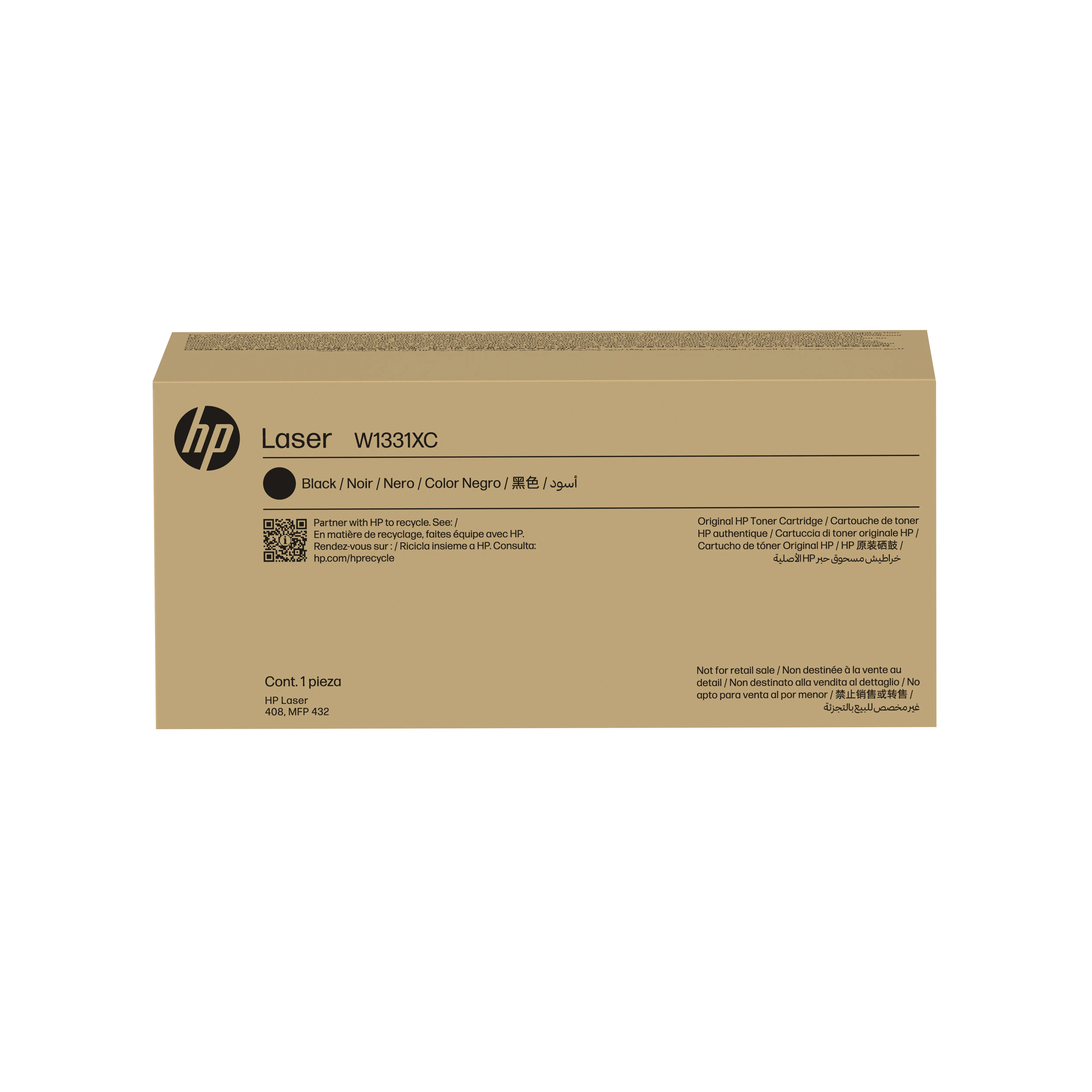 HP 331X High Yield toner cartridge, Black