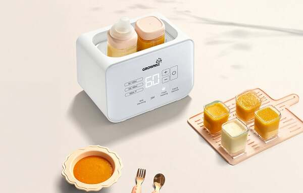 GROWNSY W3grownsy Multifunctional Bottle Warmer, White