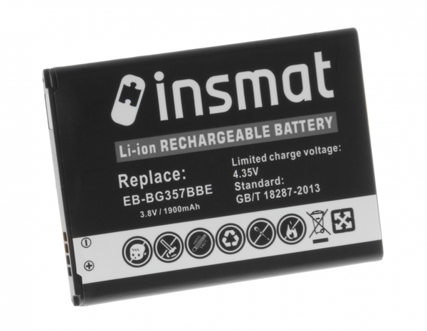 Insmat - Akku - Li-Ion - 1900 mAh malleihin Samsung Galaxy Ace 4