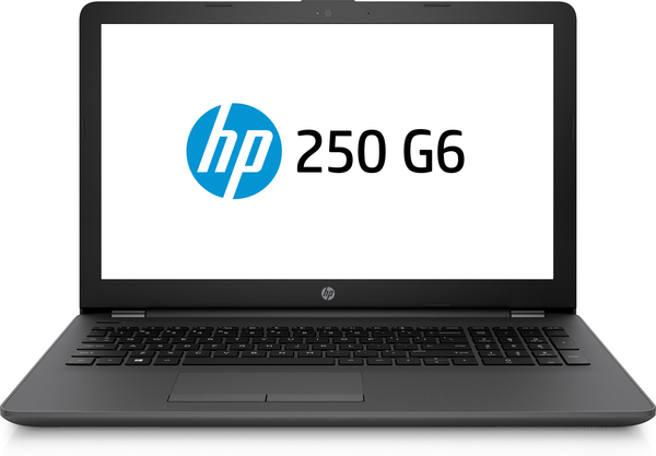 HP 15.6&quot; 250 G6, 256GB, Win 10 Pro - kannettava, musta