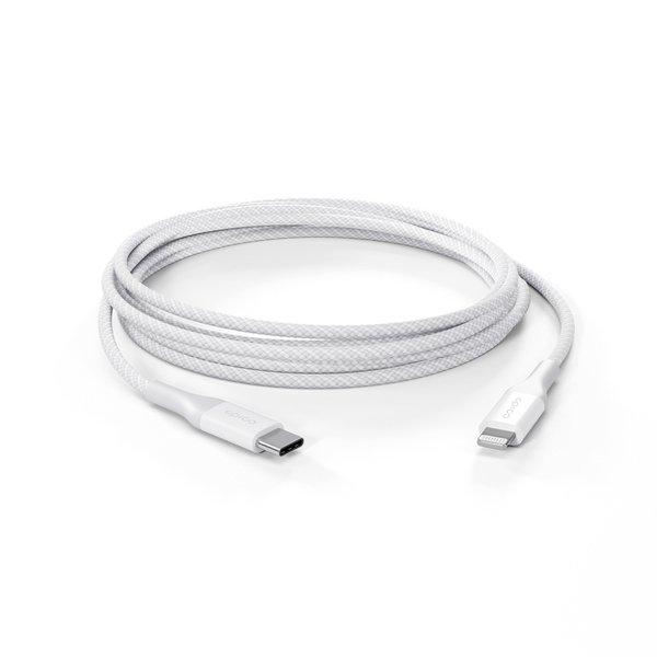 Epico UltraLink USB-C &ndash; Lightning kabel, 2 m, vit