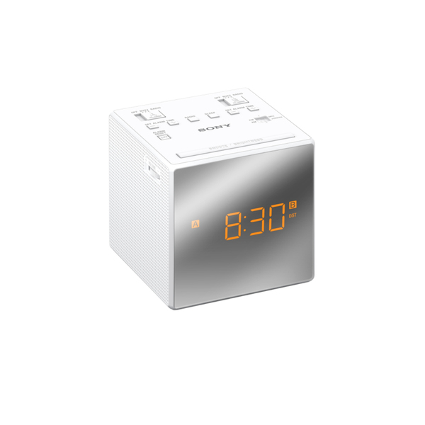 SONY ICFC1TW clock radio with dual alarm white
