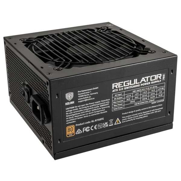 Kolink Regulator 750W - PSU, 80 Plus Gold