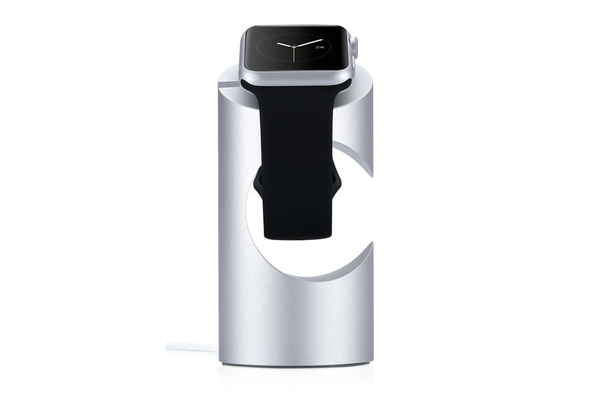 Just Mobile TimeStand - Super-elegant st&auml;ll i aluminium f&ouml;r Apple Watch