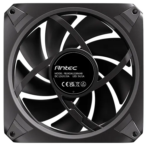 Antec Orbit 120 ARGB 120 mm -kotelotuuletin, 3-pakkaus, musta