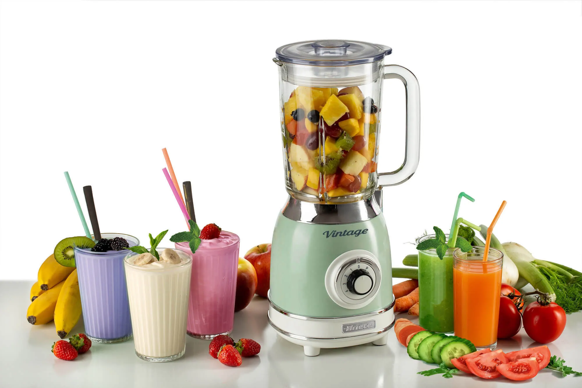 Ariete vintage -tehosekoitin, minttu, 1.5l