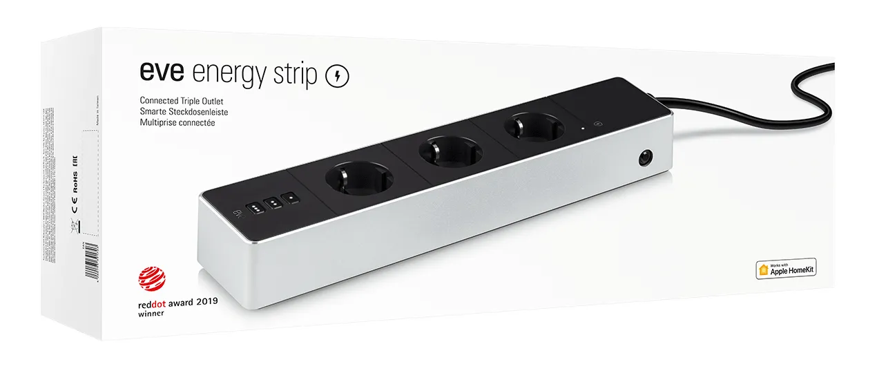 Eve Energy Strip Connected Triple Outlet